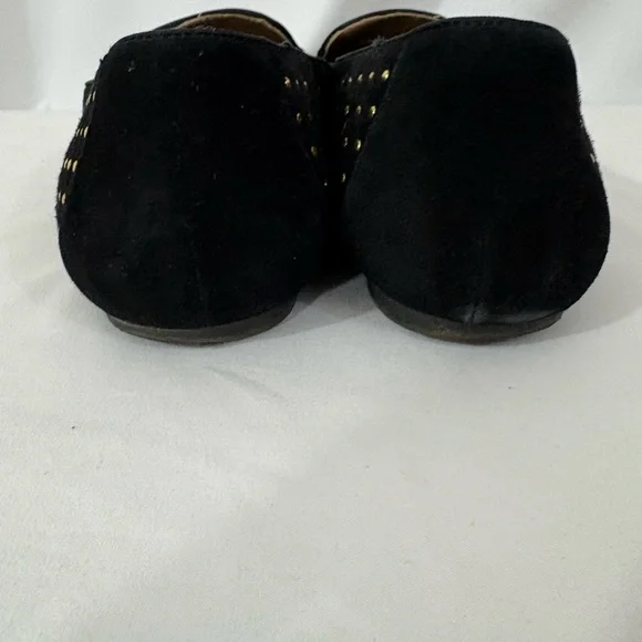 Me Too Black Flats with Gold Studs - Picture 4 of 8